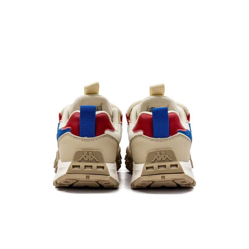 KAPPA KIDS Anti Slip And Wear Resistant Lightweight Kids Lifestyle Shoes Beige Royal Blue Kids'-4