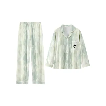 DanceBees Pajama Set Women's Light Green