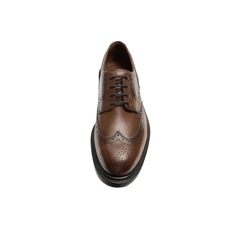 ZARA Dress Shoes Men Low-Top Brown-3