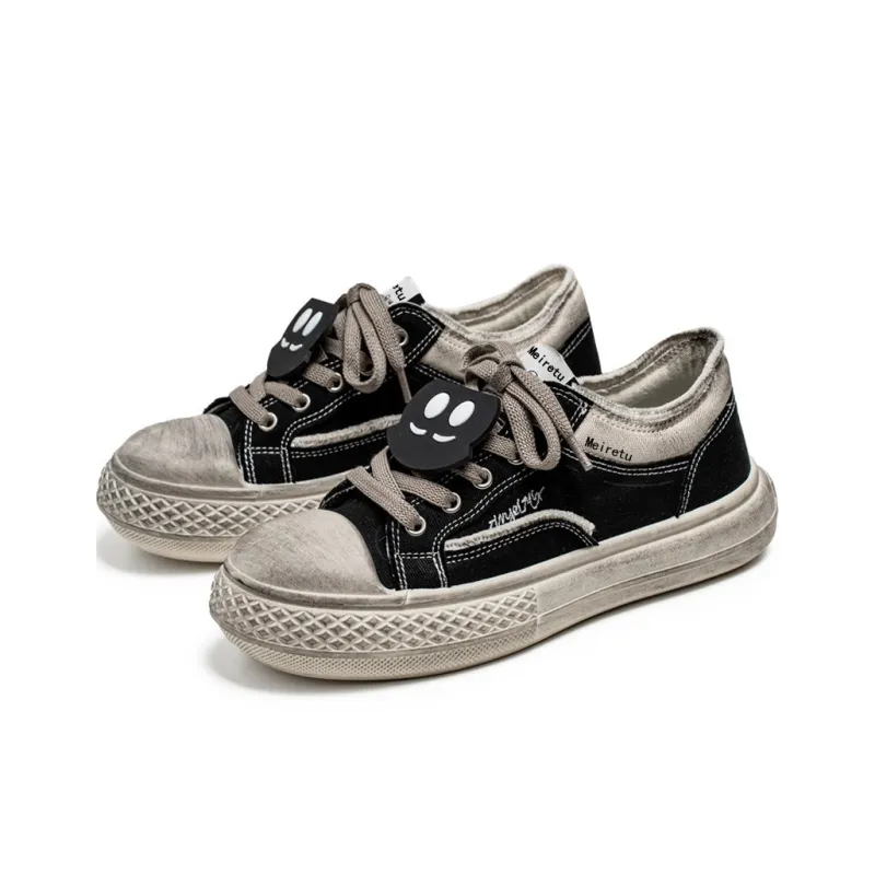 Meiretu Abrasion Resistant Balance Lightweight Low Top Skateboard Shoes Men's-3