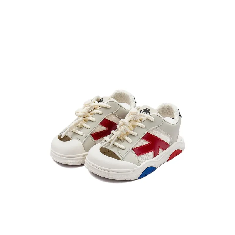 KAPPA KIDS Anti Slip Wear Resistant Kids Lifestyle Shoes Beige Red Kids'-1