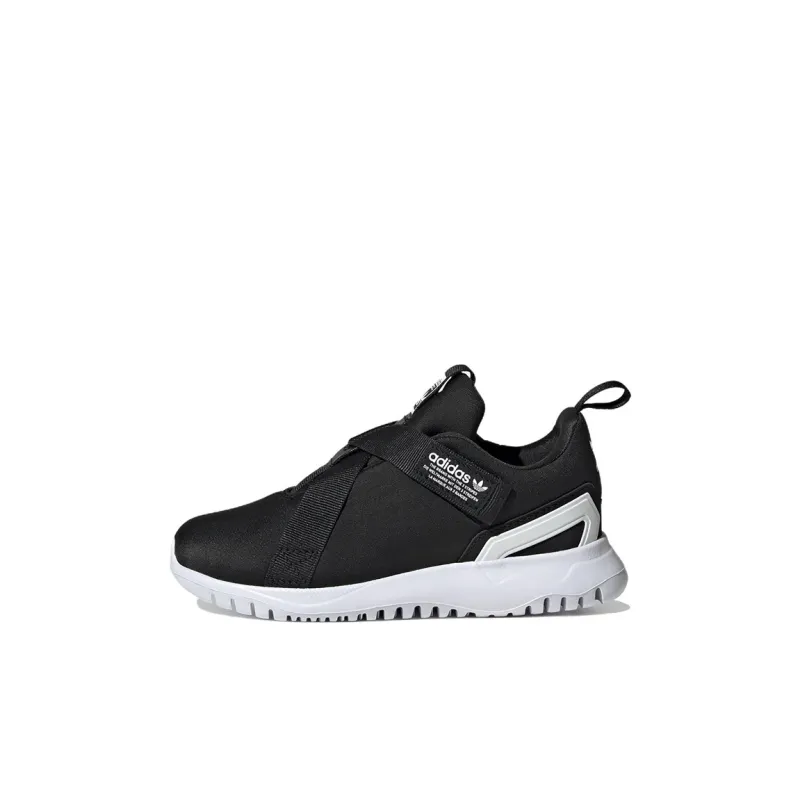 Adidas Originals Flex Collection 2.0 Low Top Sports Casual Shoes Black White Kids'-0
