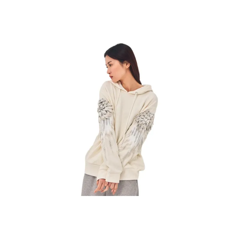 JI CHENG Sweatshirt Unisex White-3