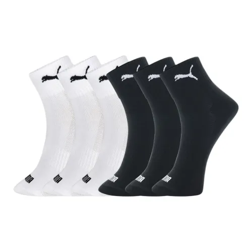 PUMA Mid-Calf Socks Men's 6 Pack