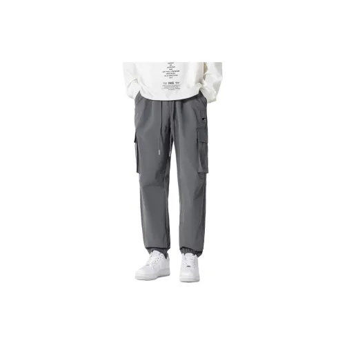 WARRIOR Casual Pants Men Gray