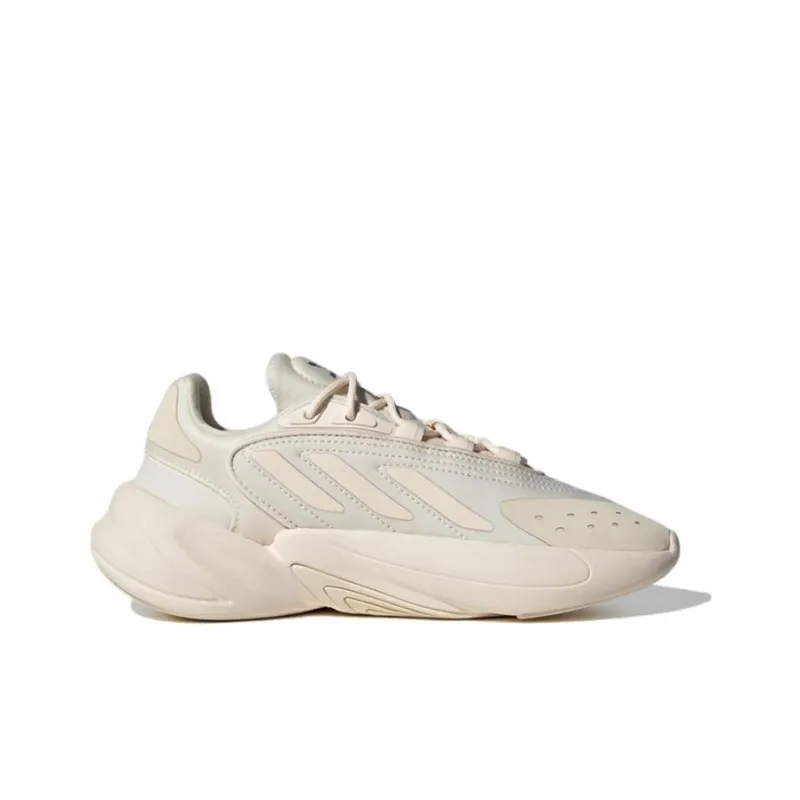 Adidas Originals Ozelia J Anti Slip Wear Resistant Low Top Sports Casual Shoes Ecru Teenagers-1