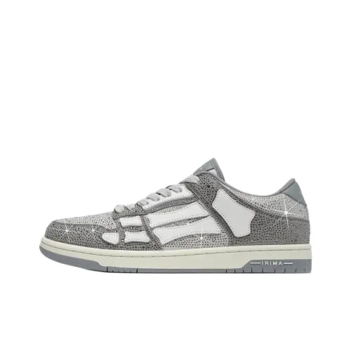 AMIRI Skateboard Shoes Men Low-Top Gray