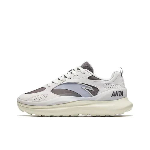 Anta Wear-resistant And Lightweight Low-Top Casual Shoes Women's Taupe