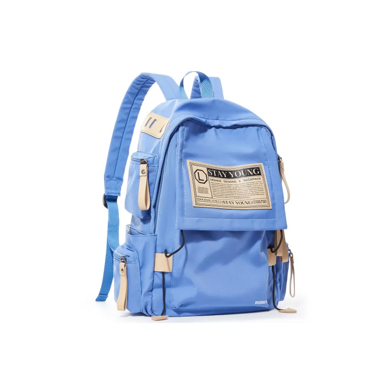 RIOREX Canvas Backpack Laptop Bag Unisex Multicolor-23