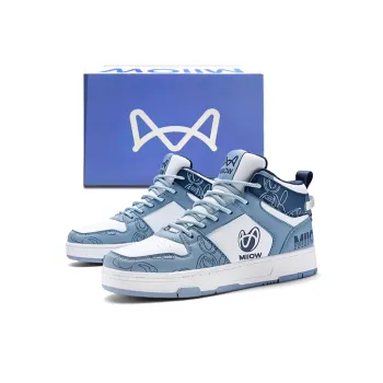 MIIOW Trend Party Series Anti-Slip And Wear-Resistant Height Increasing Coverage High-Top Skateboard Shoes Unisex