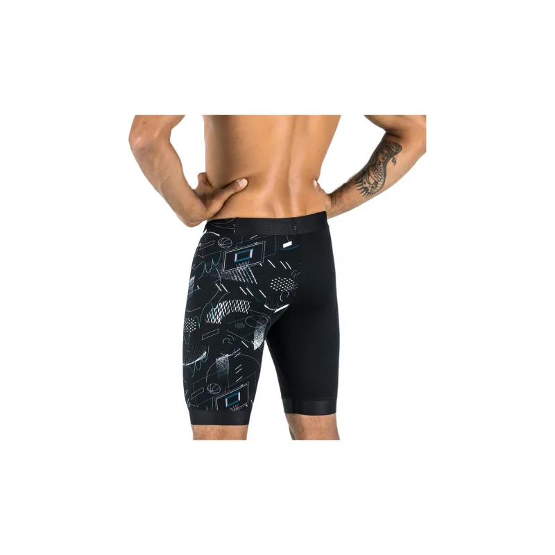 DECATHLON AQUARESIST NABAIJI 500 FITI JAMMER Swimming Shorts Men's Black-5