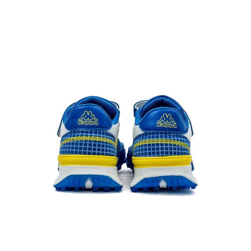 KAPPA KIDS Slip Resistant Breathable Lightweight Kids Lifestyle Shoes White Blue Kids'-4