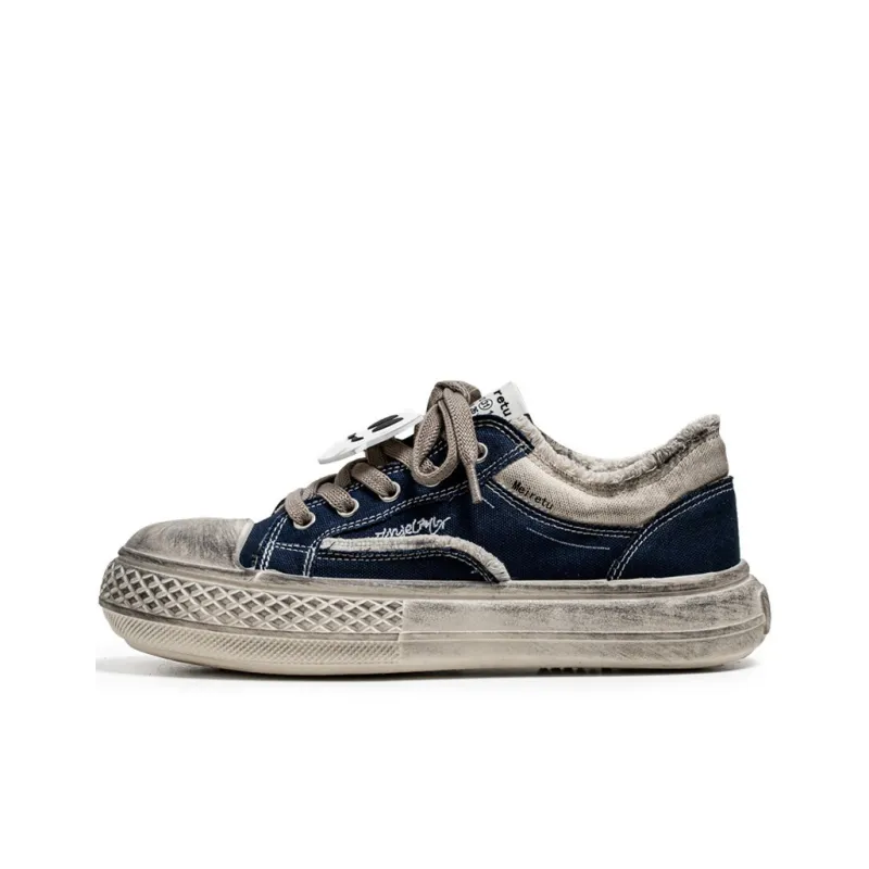Meiretu Abrasion Resistant Balance Lightweight Low Top Skateboard Shoes Men's-4