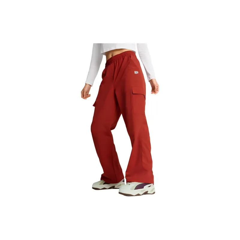 PUMA DOWNTOWNPants Cargo Cargo Pants Women's Mars Red-2