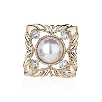 QLADY Faux Pearl Alloy Brooches Women's