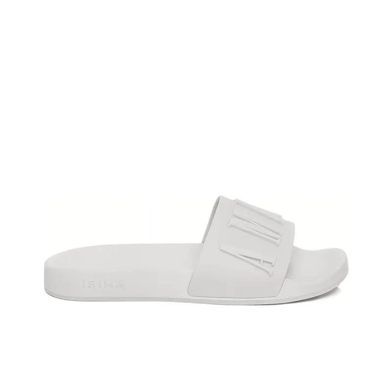 AMIRI Logo Pool Slide 'White'-1
