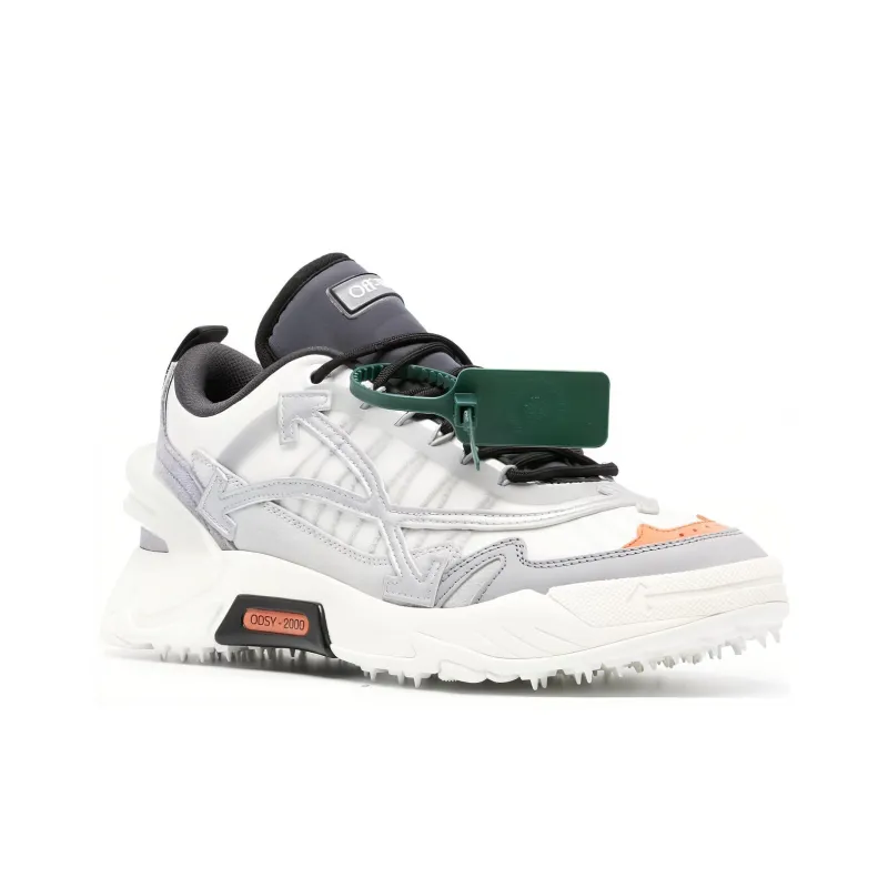 OFF WHITE ODSY Low Top Casual Shoes Men's White-2