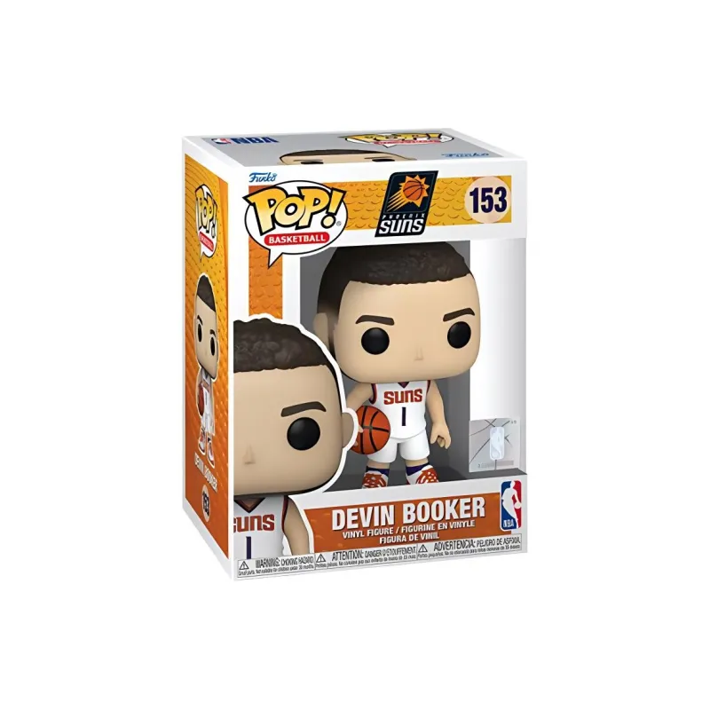 Funko NBA Star Character NBA Suns Devin Booker White Jersey Edition Cm Chibi Figures-2