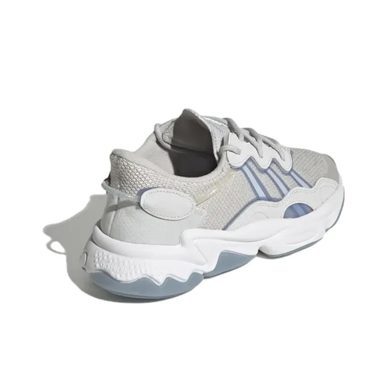 Adidas Originals Abrasion Resistant Low Top Kids Lifestyle Shoes White Teenagers-3