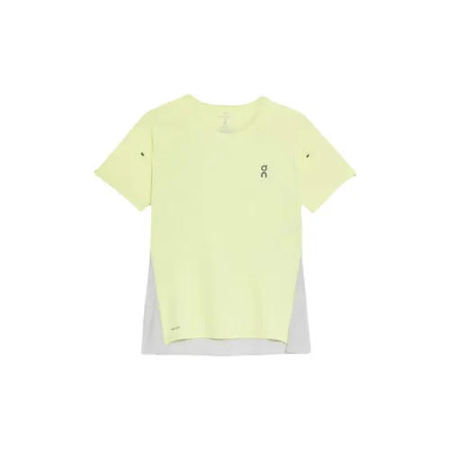 On Performance T-Shirts Women's Yellow