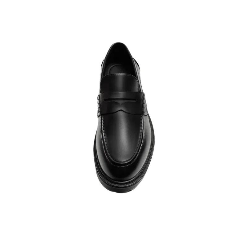 ZARA Loafers Men Black-3