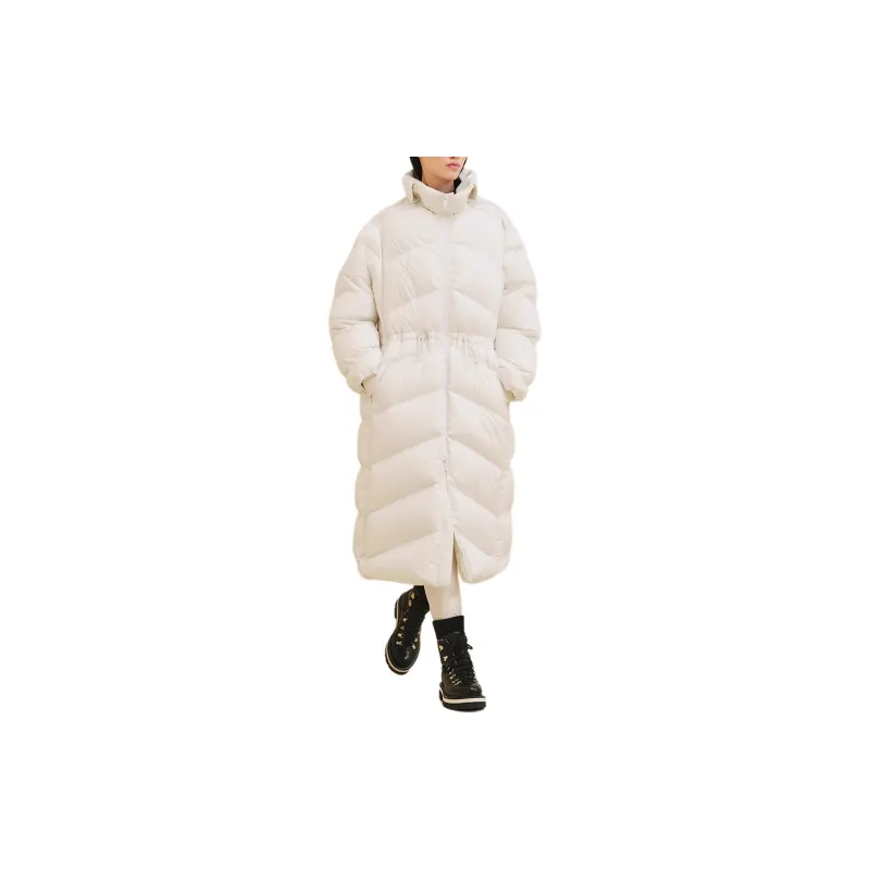 HERMES Down Jacket Women's Pearl White-2