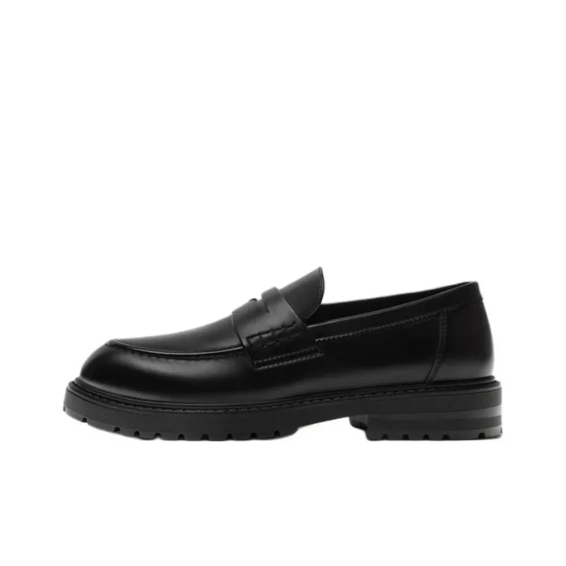ZARA Loafers Men Black-0