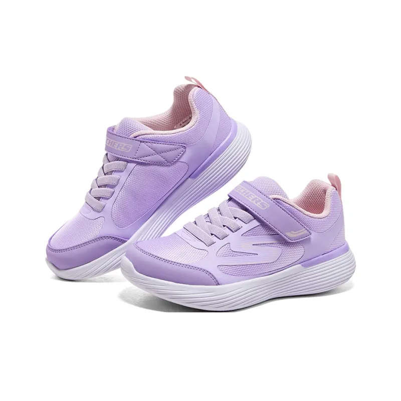 Skechers Go Run 400 V2 Slip Resistant Cushioning Abrasion Resistant Sports Casual Shoes Lavender Teenagers-2