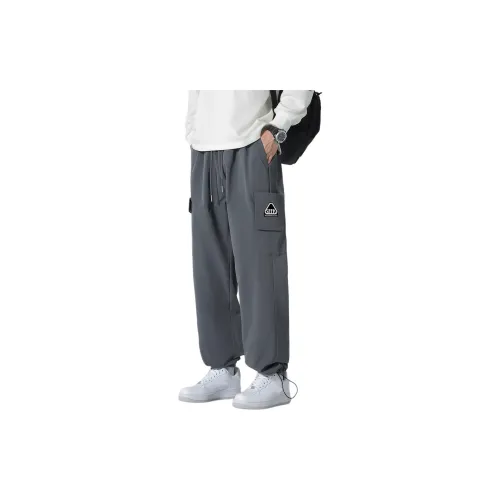 WARRIOR Casual Pants Men Dark Gray