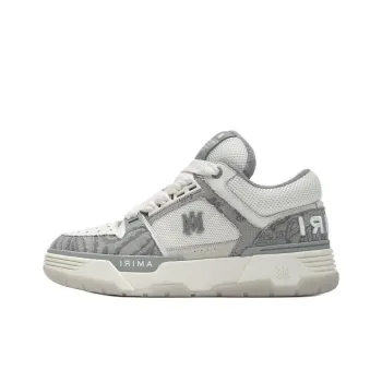 AMIRI MA 1 Low Top Skateboard Shoes Men's Gray