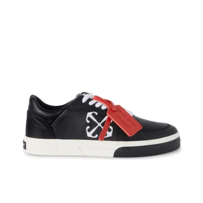OFF WHITE New Low Vulcanized Black White-1
