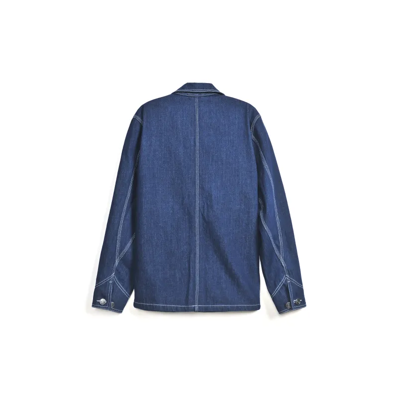 MCS Denim Jacket Men's Navy Blue-1