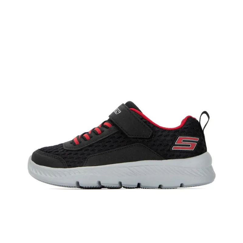 Skechers Comfy Flex 2.0 Slip Resistant Shock Absorbers Low Top Kids Lifestyle Shoes Black Red Teenagers-0