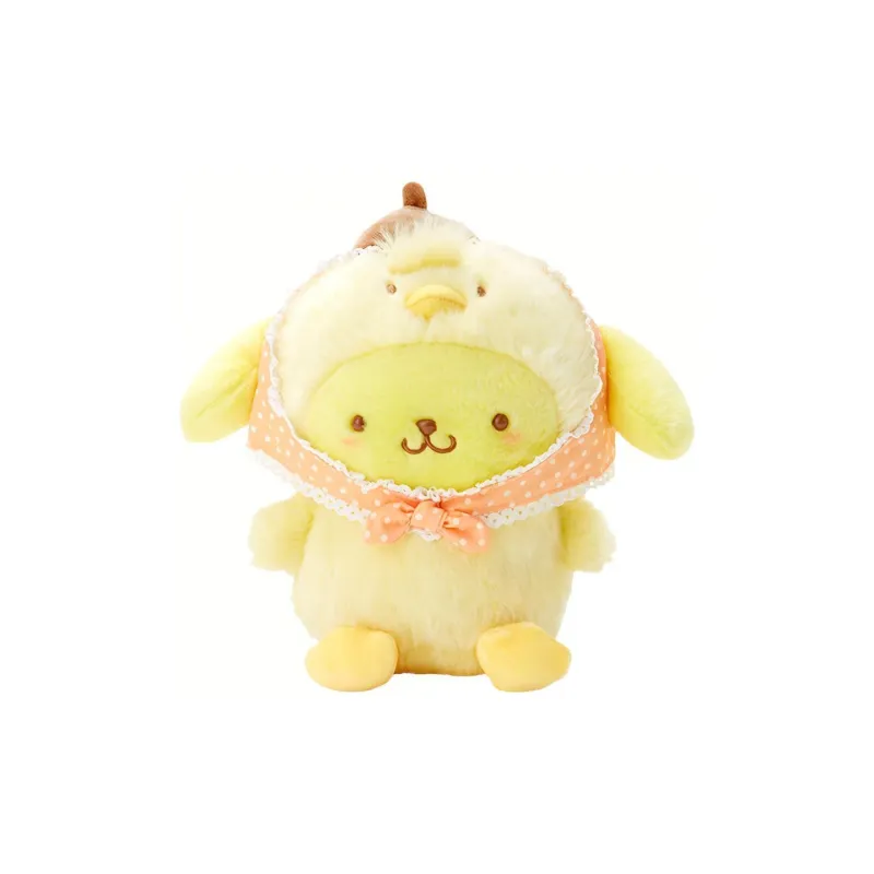 Sanrio Pompompurin Easter Chick Collection Chirping Dolls Plush Doll 17cm Height-1