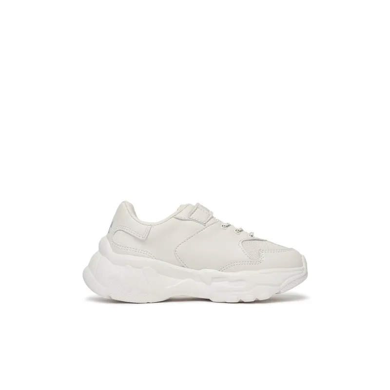 MLB Big Ball Chunky Low Top Casual Shoes Ecru Kids'-1