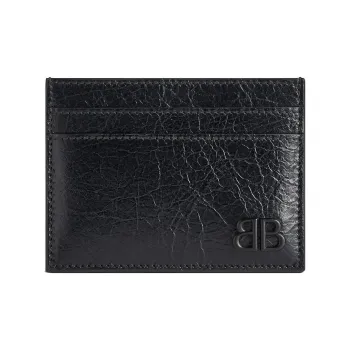 Balenciaga Mens Monaco Card Holder Black