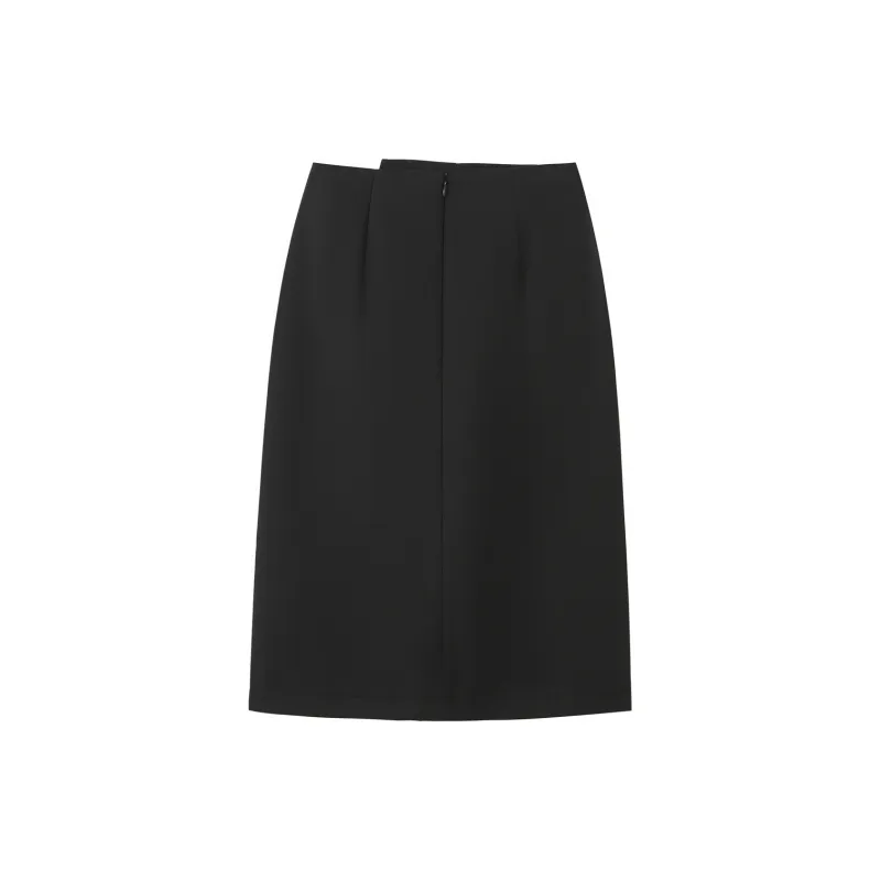 0571 Family Casual Short Skirts Women's Black-1