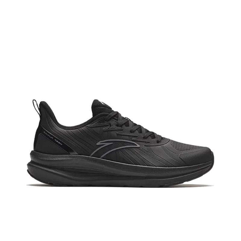 Anta Cloud Journey Anti-Slip Wear-Resistant Low-Top Running Shoes Men's Black-1