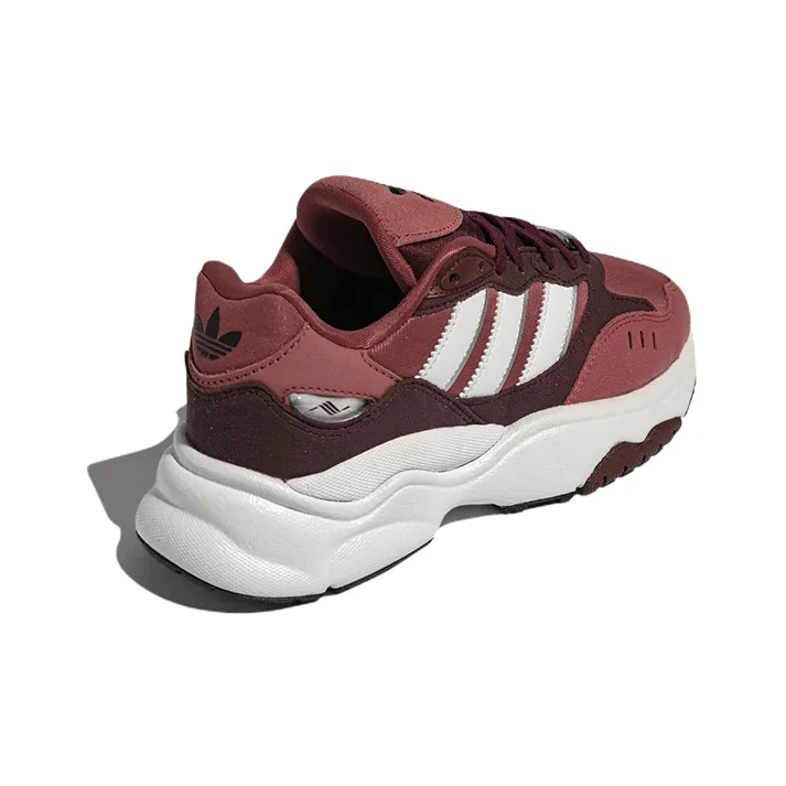 Adidas Originals Retropy F90 J Anti Slip Wear Resistant Low Top Kids Lifestyle Shoes Red Teenagers-3