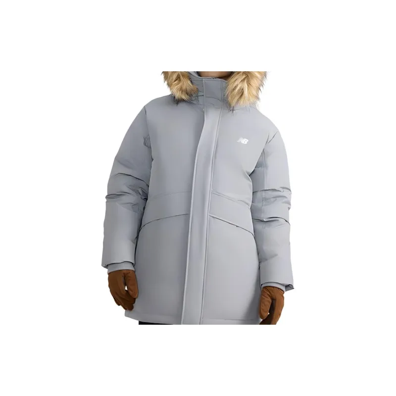 New Balance Casual Down Jacket Down Jacket Men Light Gray-2