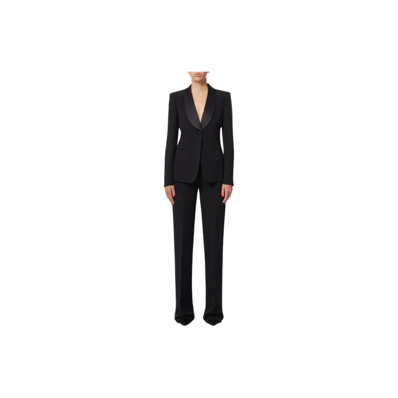 GIORGIO ARMANI FW22 Business Suits Women's Black-1