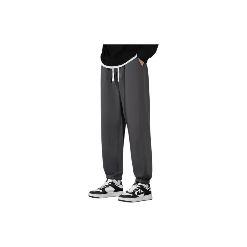 WARRIOR Knitted Sweatpants Men Dark Gray