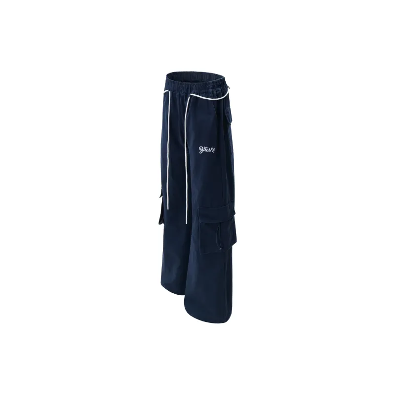 GBXM Cargo Pants Unisex Navy Blue-1