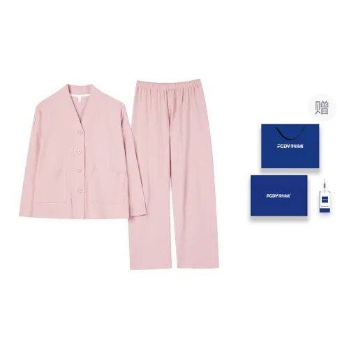 Floating Light Islands Pajama Set Women's Gift Box Set Pink