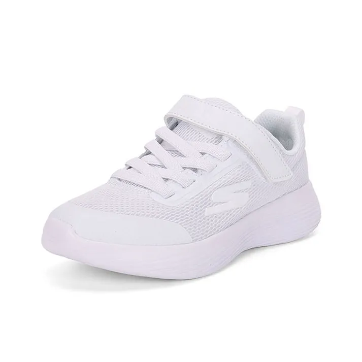 Skechers Slip Resistant Shock Absorbers With Abrasion Resistant Properties Low Top Casual Shoes White Teenagers-2