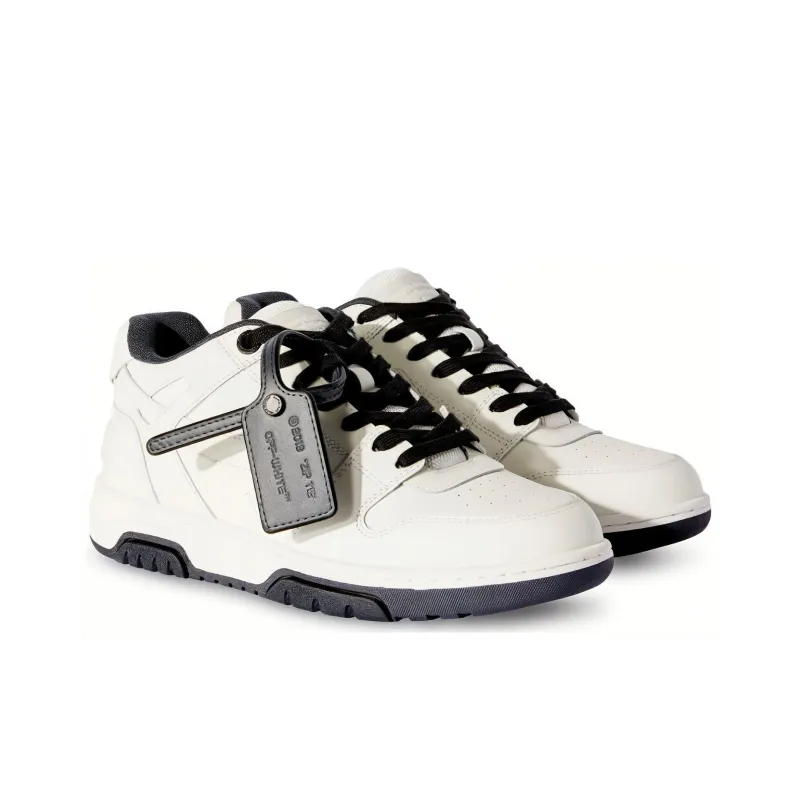 OFF WHITE Low Top Skateboard Shoes Women's White-2