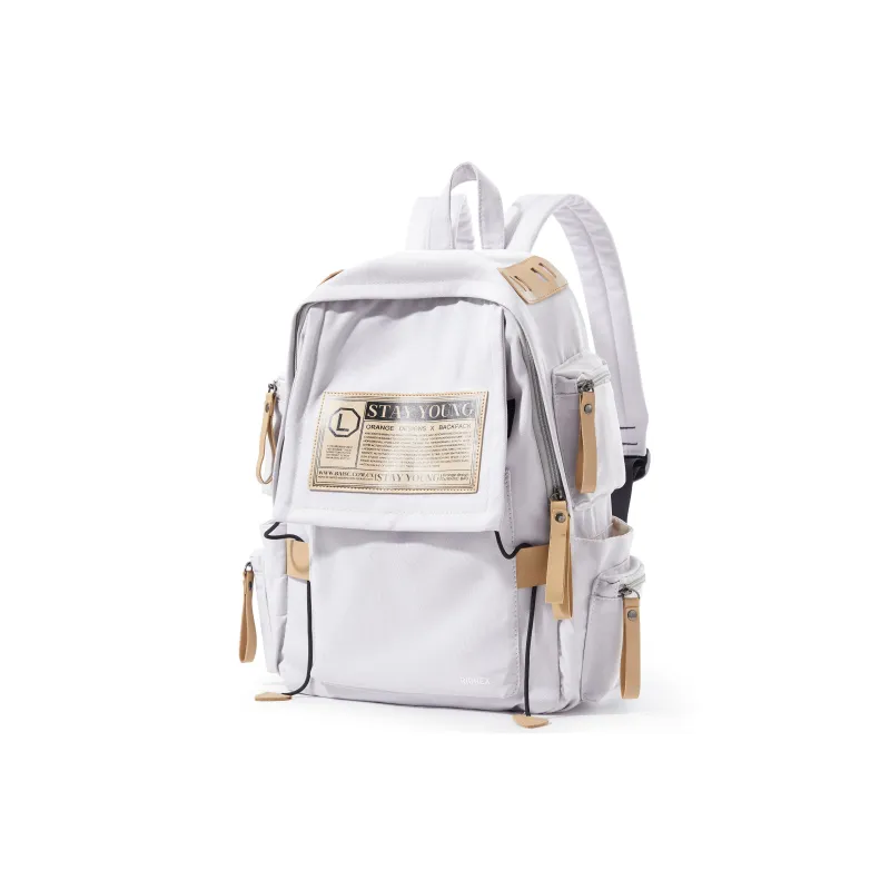 RIOREX Canvas Backpack Laptop Bag Unisex Multicolor-8