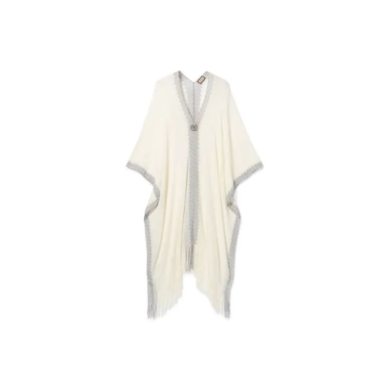 GUCCI Long-Sleeved Dresses Women's Ivory White-9