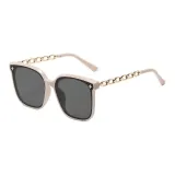 Ecru Gold Frame with Black Gray Lens