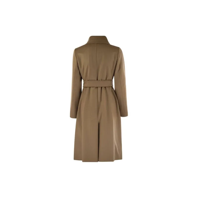 MaxMara Belted Long Sleeved Coat-10